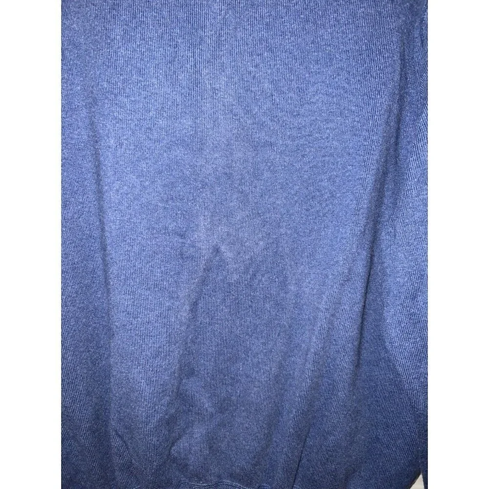 POLO RALPH LAUREN Mens Dark Blue Classic Crew-Neck Sweater Cotton Knit Size XL